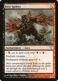 Riot Spikes - Dissension - Magic: The Gathering card