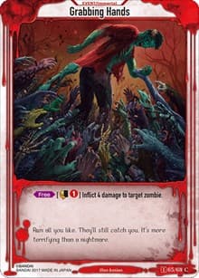 Grabbing Hands - Zombie World Order TCG - Set 1 - Zombie World Order TCG card