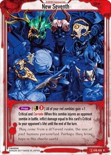 New Seventh (Foil) - Zombie World Order TCG - Set 1 - Zombie World Order TCG card