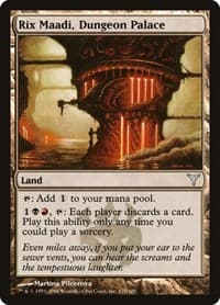 Rix Maadi, Dungeon Palace - Dissension - Magic: The Gathering card