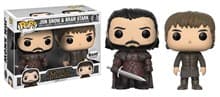 Game of Thrones: Jon Snow & Bran Stark 2-Pack (Books-A-Million Exclusive) - Pop! Vinyl - Funko card