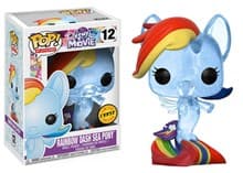 My Little Pony: The Movie: Rainbow Dash Sea Pony (Limited Edition Chase) - Pop! Vinyl - Funko card
