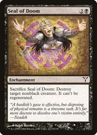 Seal of Doom - Dissension - Magic: The Gathering card