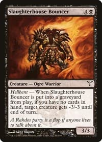 Slaughterhouse Bouncer - Dissension - Magic: The Gathering card