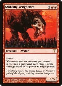 Stalking Vengeance - Dissension - Magic: The Gathering card