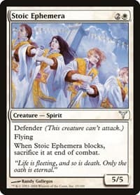 Stoic Ephemera - Dissension - Magic: The Gathering card