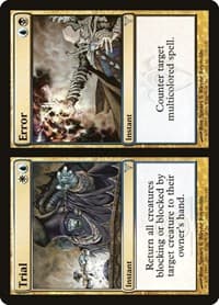 Trial // Error - Dissension - Magic: The Gathering card