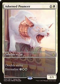 Adorned Pouncer - Game Day & Store Championship Promos - Magic: The Gathering card