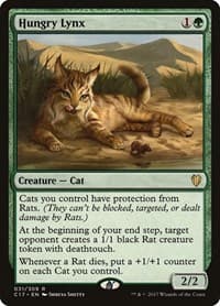Hungry Lynx - Commander 2017 - Magic: The Gathering card