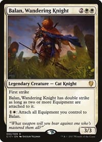 Balan, Wandering Knight - Commander 2017 - Magic: The Gathering card