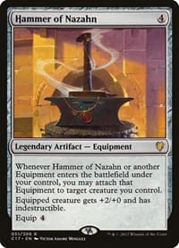 Hammer of Nazahn - Commander 2017 - Magic: The Gathering card