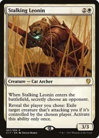 Stalking Leonin - Commander 2017 - Magic: The Gathering card