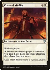Curse of Vitality - Commander 2017 - Magic: The Gathering card