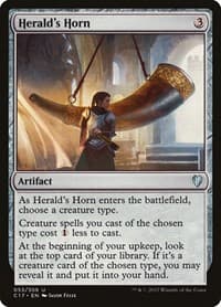 Herald's Horn - Commander 2017 - Magic: The Gathering card