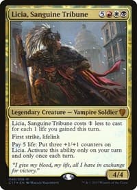Licia, Sanguine Tribune - Commander 2017 - Magic: The Gathering card