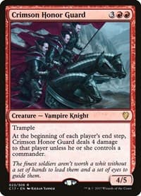 Crimson Honor Guard - Commander 2017 - Magic: The Gathering card