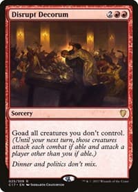 Disrupt Decorum - Commander 2017 - Magic: The Gathering card
