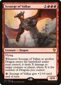 Scourge of Valkas - Commander 2017 - Magic: The Gathering card