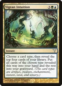 Vigean Intuition - Dissension - Magic: The Gathering card