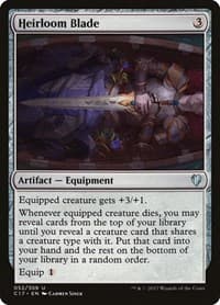 Heirloom Blade - Commander 2017 - Magic: The Gathering card
