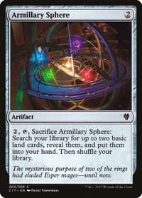Armillary Sphere - Commander 2017 - Magic: The Gathering card