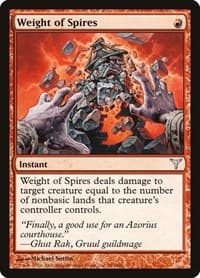 Weight of Spires - Dissension - Magic: The Gathering card