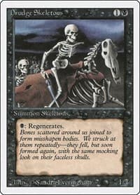 Drudge Skeletons - Revised Edition - Magic: The Gathering card