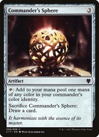 Commander's Sphere - Commander 2017 - Magic: The Gathering card