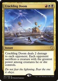 Crackling Doom - Commander 2017 - Magic: The Gathering card