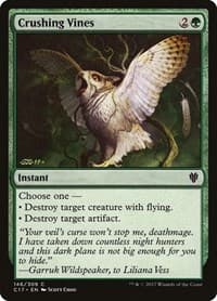 Crushing Vines - Commander 2017 - Magic: The Gathering card