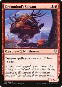 Dragonlord's Servant - Commander 2017 - Magic: The Gathering card