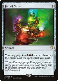 Fist of Suns - Commander 2017 - Magic: The Gathering card