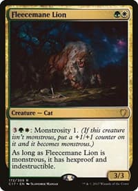 Fleecemane Lion - Commander 2017 - Magic: The Gathering card