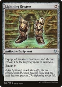 Lightning Greaves - Commander 2017 - Magic: The Gathering card