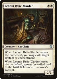 Leonin Relic-Warder - Commander 2017 - Magic: The Gathering card
