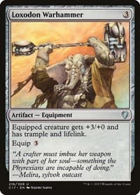 Loxodon Warhammer - Commander 2017 - Magic: The Gathering card