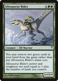 Allosaurus Rider - Coldsnap - Magic: The Gathering card