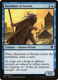 Merchant of Secrets - Commander 2017 - Magic: The Gathering card