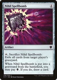 Nihil Spellbomb - Commander 2017 - Magic: The Gathering card