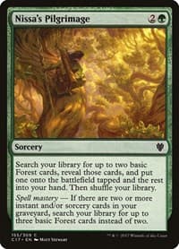 Nissa's Pilgrimage - Commander 2017 - Magic: The Gathering card