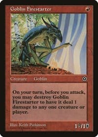 Goblin Firestarter - Portal Second Age - Magic: The Gathering card