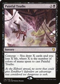 Painful Truths - Commander 2017 - Magic: The Gathering card