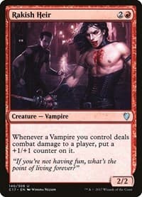 Rakish Heir - Commander 2017 - Magic: The Gathering card