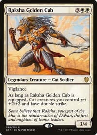 Raksha Golden Cub - Commander 2017 - Magic: The Gathering card