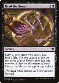 Read the Bones - Commander 2017 - Magic: The Gathering card
