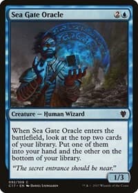 Sea Gate Oracle - Commander 2017 - Magic: The Gathering card