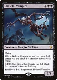 Skeletal Vampire - Commander 2017 - Magic: The Gathering card