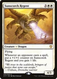Sunscorch Regent - Commander 2017 - Magic: The Gathering card
