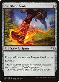 Swiftfoot Boots - Commander 2017 - Magic: The Gathering card