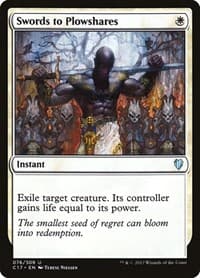 Swords to Plowshares - Commander 2017 - Magic: The Gathering card
